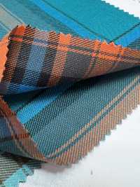 KYC411-D7 Cuidado Del Hilo Teñido T/C Gold Check[Fabrica Textil] Uni Textile(Estudio Komon) Subfoto