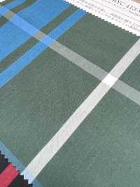 KYC413-W-D1 Tela Para Máquina De Escribir Teñida Con Hilo T/C[Fabrica Textil] Uni Textile(Estudio Komon) Subfoto