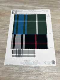 KYC413-W-D1 Tela Para Máquina De Escribir Teñida Con Hilo T/C[Fabrica Textil] Uni Textile(Estudio Komon) Subfoto