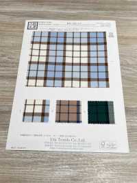 KYC452-D2 Cuidado Del Hilo Teñido T/C Gold Check[Fabrica Textil] Uni Textile(Estudio Komon) Subfoto