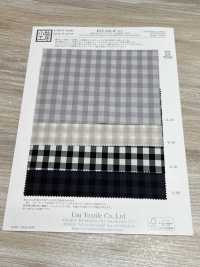 KYC636-W-D1 Paño Para Máquina De Escribir Teñido En Hilo 60 Omi Blanqueado Ancho Ancho[Fabrica Textil] Uni Textile(Estudio Komon) Subfoto