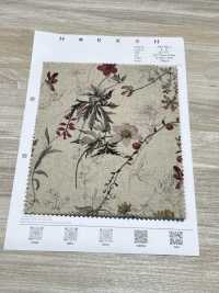 7026-700-1 Patrón Floral Botánico CL Loomstate[Fabrica Textil] HOKKOH Subfoto