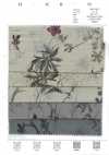 7026-700-1 CL tela cruda con estampado floral botánico