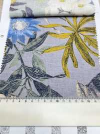 1026-705-1 Lino Loomstate Con Flores Grabadas[Fabrica Textil] HOKKOH Subfoto