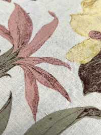1026-705-1 Lino Loomstate Con Flores Grabadas[Fabrica Textil] HOKKOH Subfoto