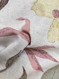 1026-705-1 Lino Loomstate Con Flores Grabadas[Fabrica Textil] HOKKOH Subfoto