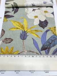1026-705-1 Lino Loomstate Con Flores Grabadas[Fabrica Textil] HOKKOH Subfoto