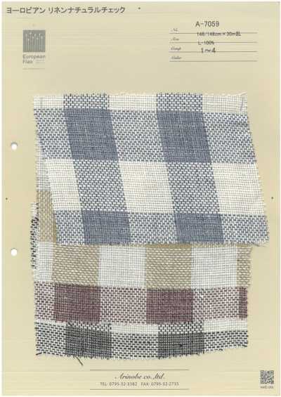 A-7059 Cuadro natural de lino europeo