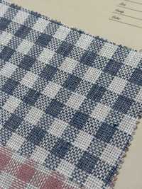 A-7060 Lino Europeo A Cuadros Naturales[Fabrica Textil] ARINOBE Subfoto