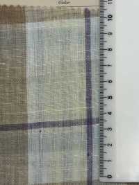 A-5108 100% Lino Madras Check[Fabrica Textil] ARINOBE Subfoto