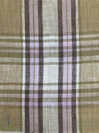 A-5108 100% Lino Madras Check[Fabrica Textil] ARINOBE Subfoto