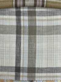 A-5108 100% Lino Madras Check[Fabrica Textil] ARINOBE Subfoto