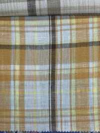 A-5108 100% Lino Madras Check[Fabrica Textil] ARINOBE Subfoto