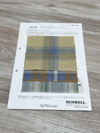 26259 OLD SLUB 10 Tartán De Sarga De Algodón De Un Solo Hilo[Fabrica Textil] SUNWELL Subfoto