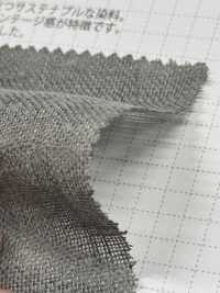 OS2833 Gasa De Lino Teñida Con Taninos De Caqui Y Carbón[Fabrica Textil] SHIBAYA Subfoto