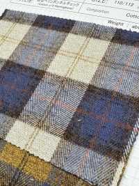 AW1704 Franela De Espiga Retorcida A Cuadros[Fabrica Textil] SHIBAYA Subfoto