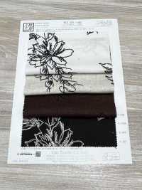 KCL524-D681 Bordado De Lienzo De Lino Y Rayón[Fabrica Textil] Uni Textile(Estudio Komon) Subfoto