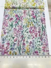 8026-680-7 80 Flores De Acuarela De Lawn Miracle Wave[Fabrica Textil] HOKKOH Subfoto