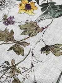 8026-780-1 Flores De Acuarela 100% Lino[Fabrica Textil] HOKKOH Subfoto