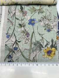 8026-780-1 Flores De Acuarela 100% Lino[Fabrica Textil] HOKKOH Subfoto