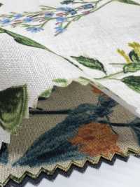 8026-790-2 Lino Loomstate Con Flores Pintadas A Mano[Fabrica Textil] HOKKOH Subfoto