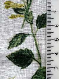 8026-790-2 Lino Loomstate Con Flores Pintadas A Mano[Fabrica Textil] HOKKOH Subfoto