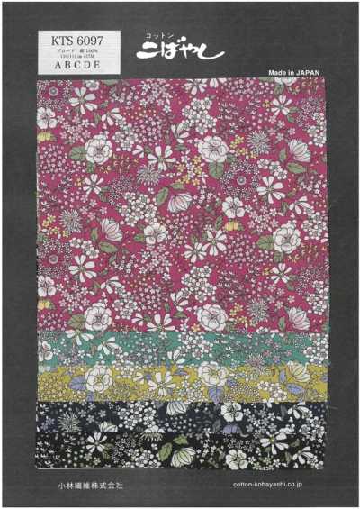 KTS6097 Popelina con estampado floral