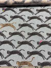 KTS7103 Impresión De Lino Loomstate Cat Seigaiha[Fabrica Textil] Algodón Kobayashi Subfoto