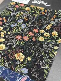 KTS7114 Lino Loomstate Con Estampado Floral[Fabrica Textil] Algodón Kobayashi Subfoto