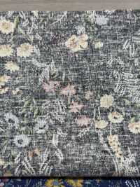 KTS7114 Lino Loomstate Con Estampado Floral[Fabrica Textil] Algodón Kobayashi Subfoto