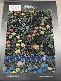 KTS7114 Lino Loomstate Con Estampado Floral[Fabrica Textil] Algodón Kobayashi Subfoto