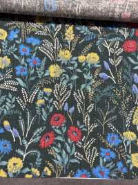 KTS7114 Lino Loomstate Con Estampado Floral[Fabrica Textil] Algodón Kobayashi Subfoto