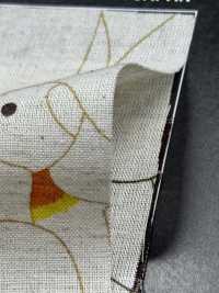 KTS7116 Lino Loomstate Con Estampado Denso De Pingüinos[Fabrica Textil] Algodón Kobayashi Subfoto