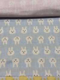 KTS3217 Estampado De Conejo De Gasa Doble[Fabrica Textil] Algodón Kobayashi Subfoto