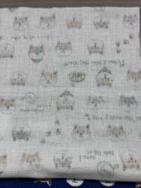 KTS6485 Estampado De Shiba Inu De Doble Gasa[Fabrica Textil] Algodón Kobayashi Subfoto