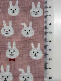 KTS7074 Pajarita De Gasa Doble Con Estampado De Conejo[Fabrica Textil] Algodón Kobayashi Subfoto