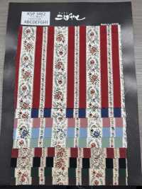 KSP3462 Estampado Floral De Sarga[Fabrica Textil] Algodón Kobayashi Subfoto