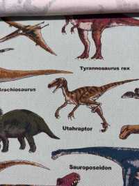 KTS6036 Estampado De Dinosaurio De Sarga[Fabrica Textil] Algodón Kobayashi Subfoto