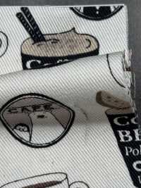 KTS7066 Estampado De Oso De Sarga Barista[Fabrica Textil] Algodón Kobayashi Subfoto