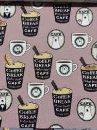 KTS7066 Estampado De Oso De Sarga Barista[Fabrica Textil] Algodón Kobayashi Subfoto
