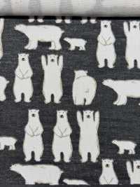 KTS7108 Estampado De Oso Polar Banzai De Sarga[Fabrica Textil] Algodón Kobayashi Subfoto