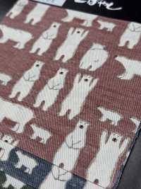 KTS7108 Estampado De Oso Polar Banzai De Sarga[Fabrica Textil] Algodón Kobayashi Subfoto