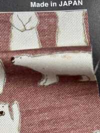KTS7108 Estampado De Oso Polar Banzai De Sarga[Fabrica Textil] Algodón Kobayashi Subfoto
