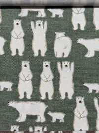 KTS7108 Estampado De Oso Polar Banzai De Sarga[Fabrica Textil] Algodón Kobayashi Subfoto