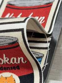 KTS7085 Impresión De Comida Para Gatos En Lienzo De Algodón[Fabrica Textil] Algodón Kobayashi Subfoto