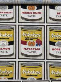 KTS7085 Impresión De Comida Para Gatos En Lienzo De Algodón[Fabrica Textil] Algodón Kobayashi Subfoto