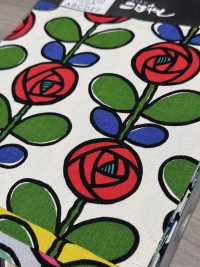 UP5693 Impresión De Rosa En Lienzo 10/1[Fabrica Textil] Algodón Kobayashi Subfoto