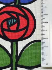 UP5693 Impresión De Rosa En Lienzo 10/1[Fabrica Textil] Algodón Kobayashi Subfoto