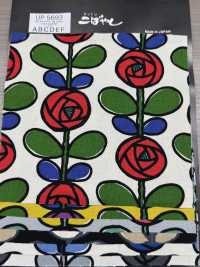 UP5693 Impresión De Rosa En Lienzo 10/1[Fabrica Textil] Algodón Kobayashi Subfoto