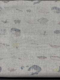 KTS6601 Impresión De Gato De Sushi En Lienzo De Lino[Fabrica Textil] Algodón Kobayashi Subfoto